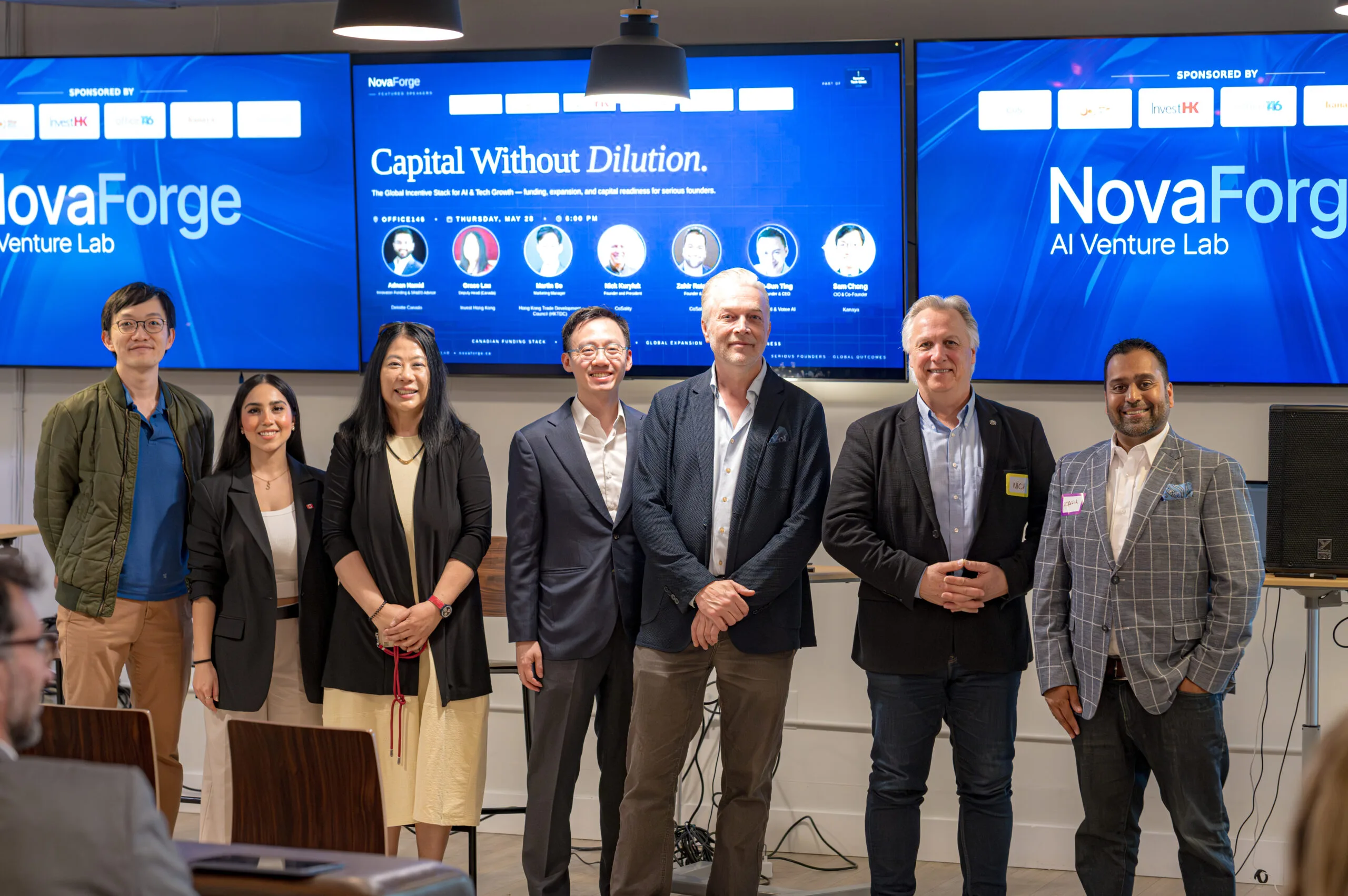 Speakers at the Capital Without Dilution event.