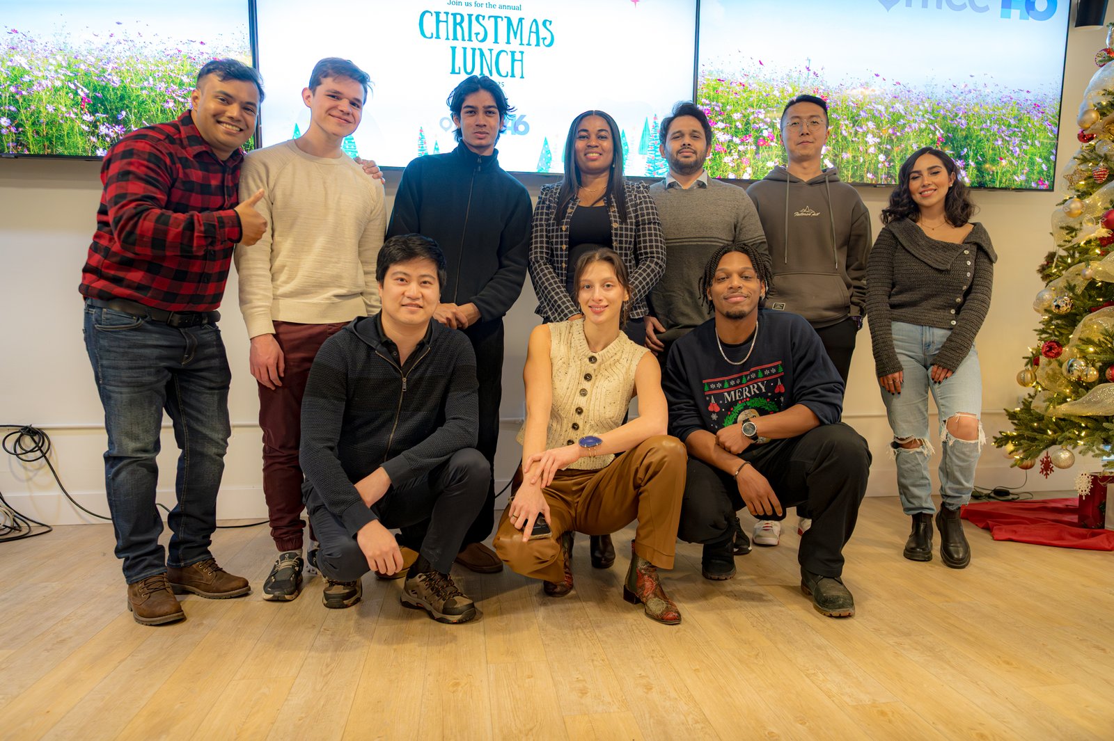 The NovaForge team posing for a photo.