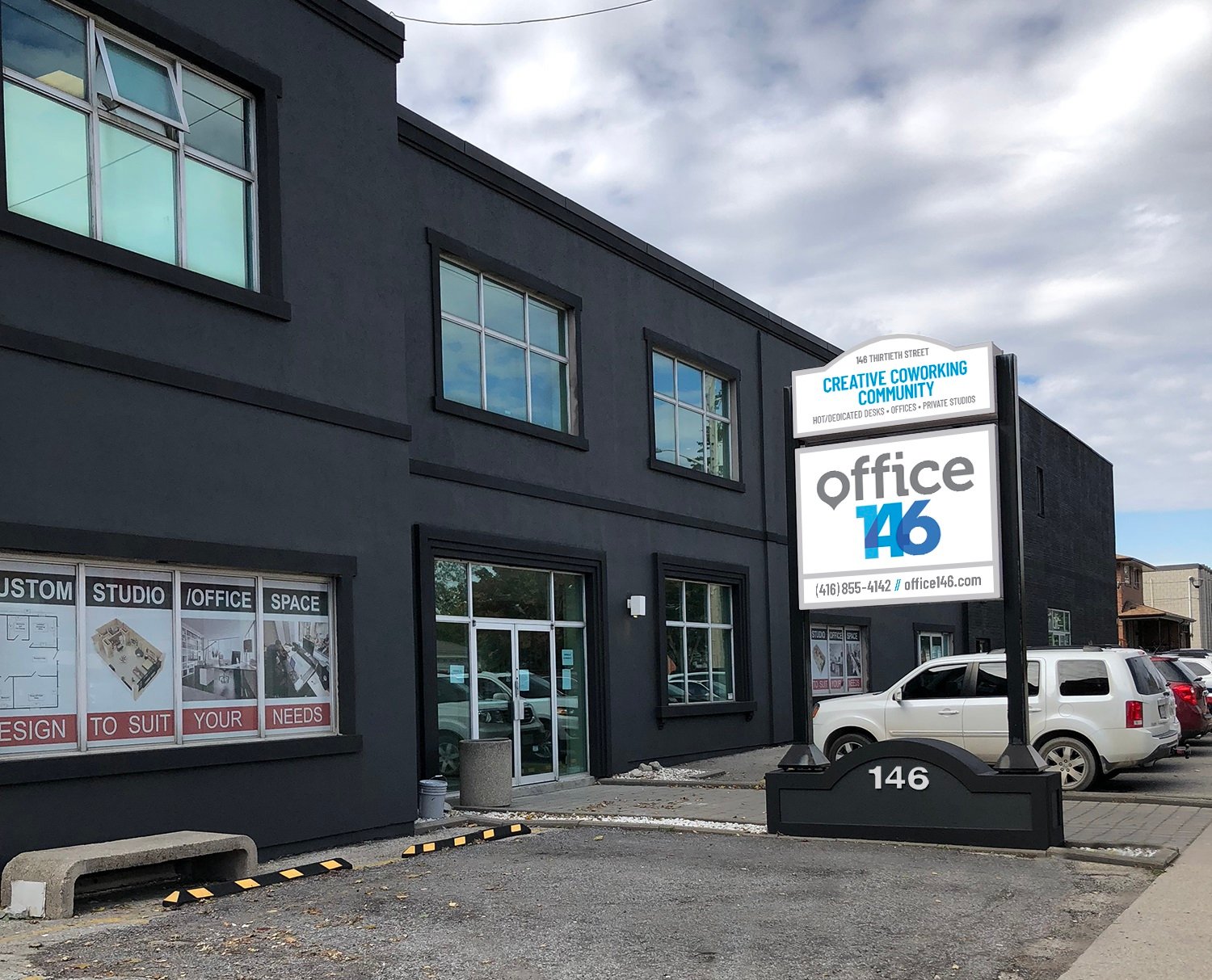 The street entrance for Office146.